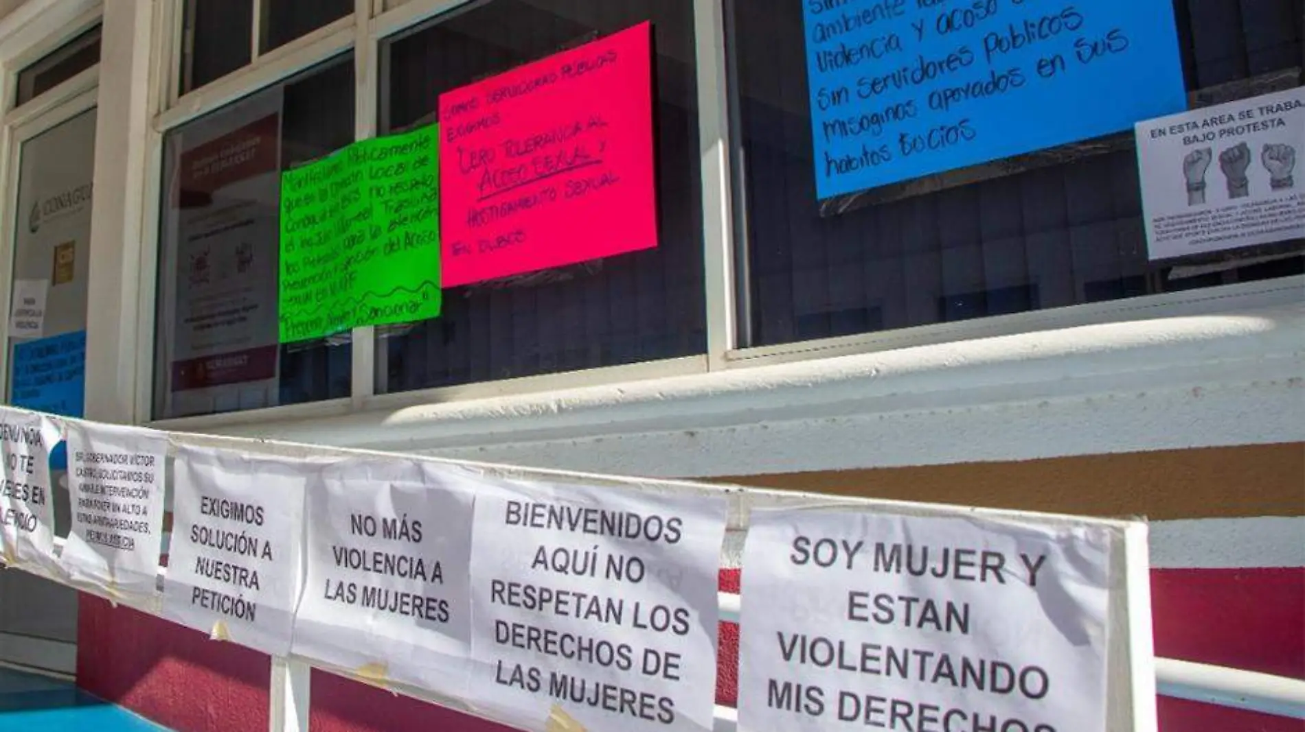 Protesta mujeres CONAGUA La Paz